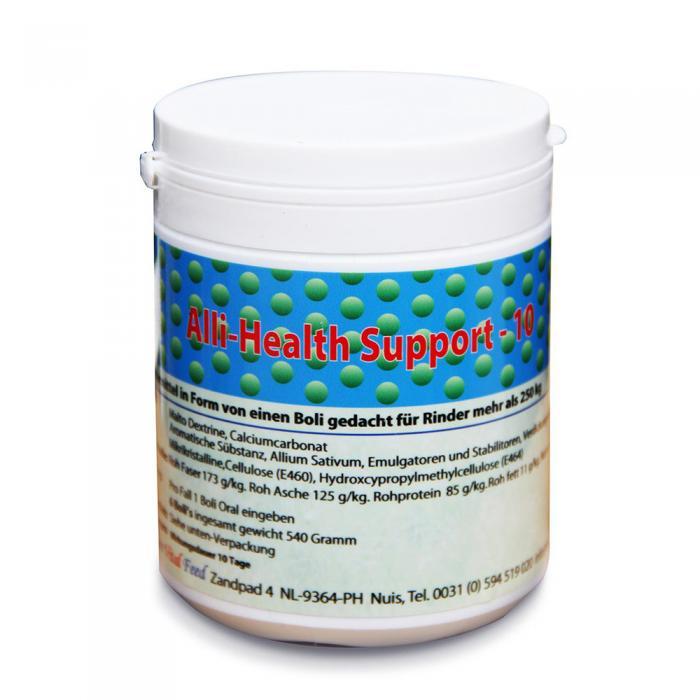 Knoblauchbolus Alli-Health Support-10 bei akuter Mastitis